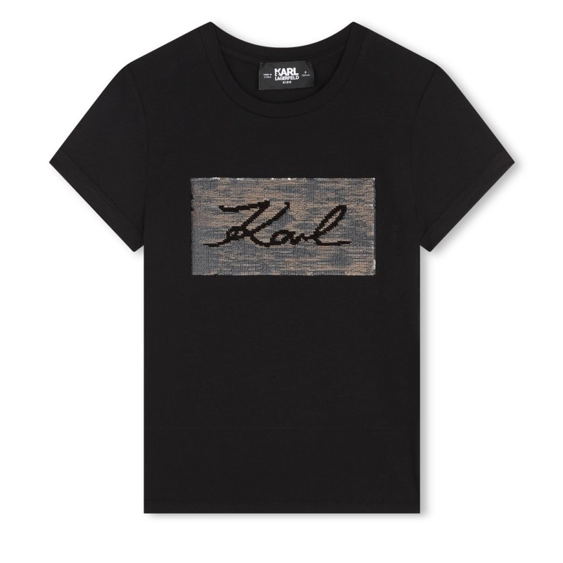 KARL LARGERFELD KIDS
Camiseta con lentejuelas
