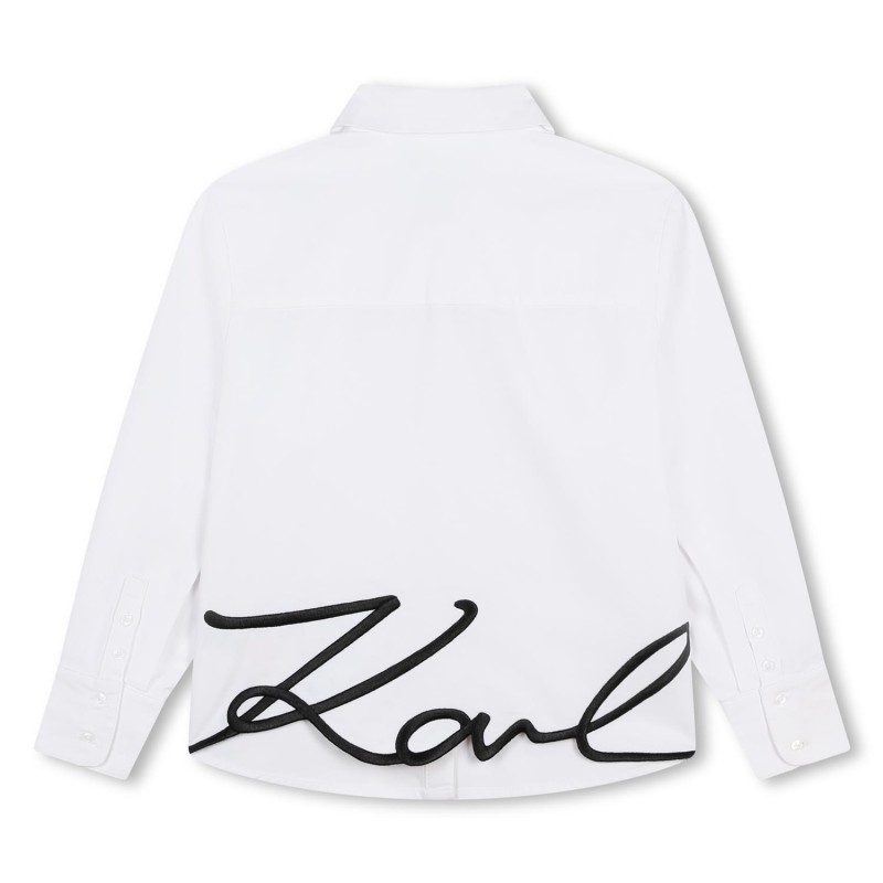 KARL LARGERFELD KIDS
Camisa con el logotipo bordado