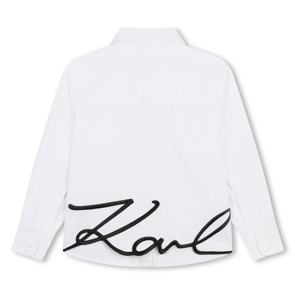 KARL LARGERFELD KIDS
Camisa con el logotipo bordado