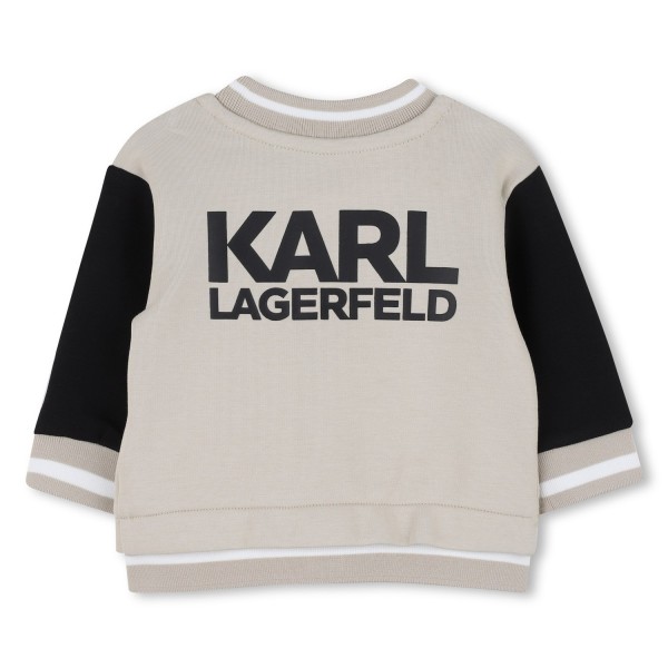 KARL LARGERFELD KIDS
Conjunto de cárdigan y pantalón en doble jersey