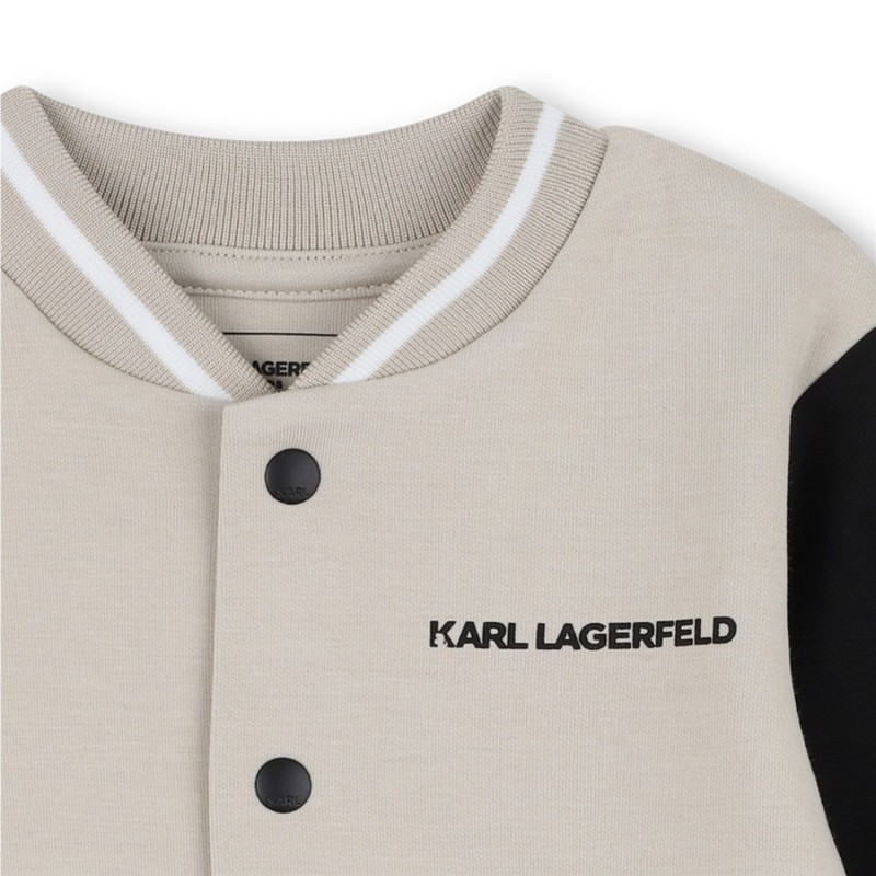 KARL LARGERFELD KIDS
Conjunto de cárdigan y pantalón en doble jersey