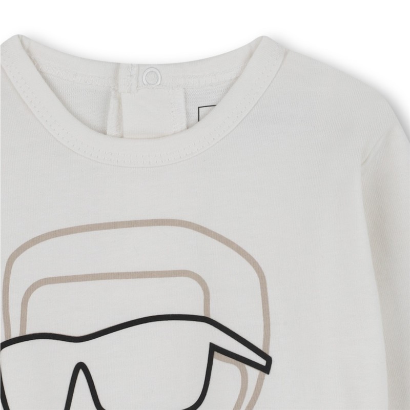 KARL LARGERFELD KIDS
Conjunto de cárdigan y pantalón en doble jersey