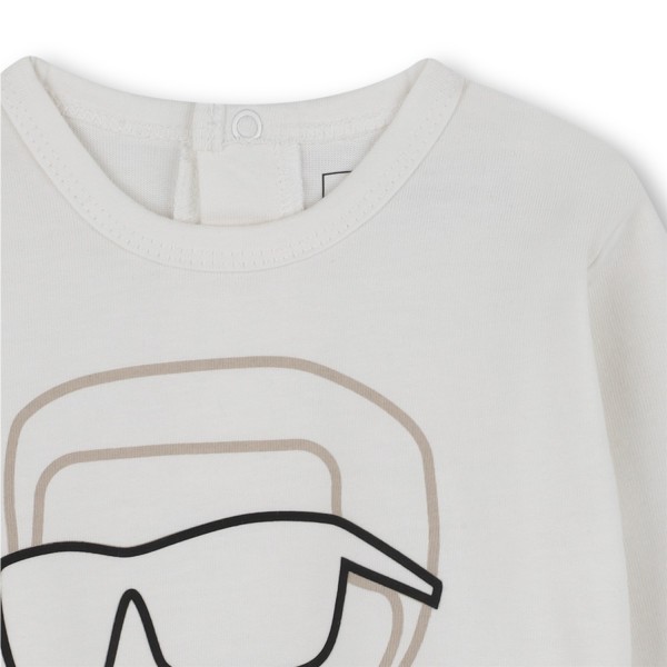 KARL LARGERFELD KIDS
Conjunto de cárdigan y pantalón en doble jersey