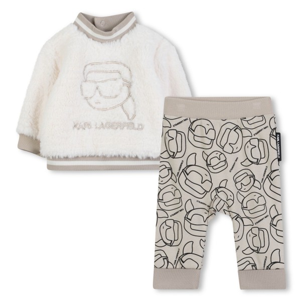 KARL LARGERFELD KIDS
Conjunto de sudadera y pantalón de chándal