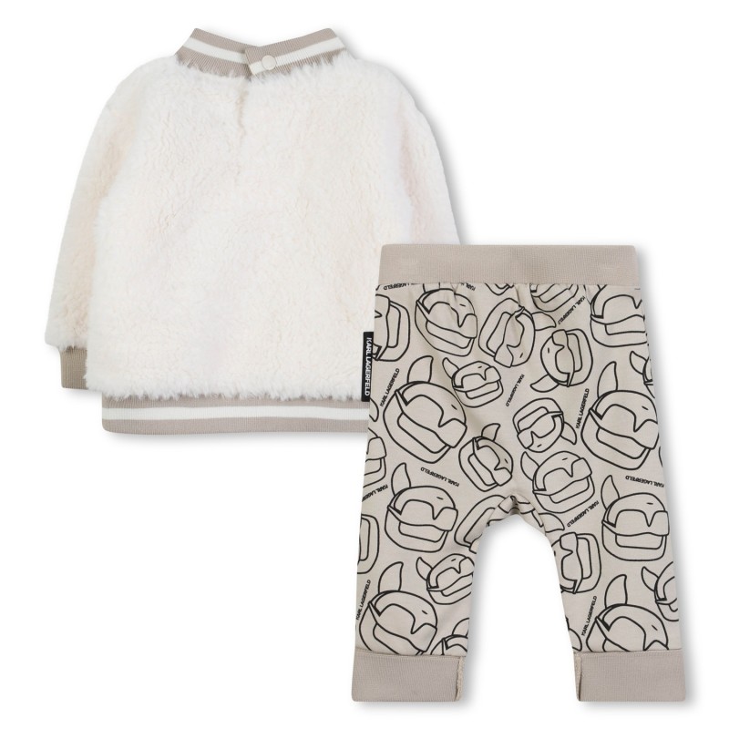 KARL LARGERFELD KIDS
Conjunto de sudadera y pantalón de chándal