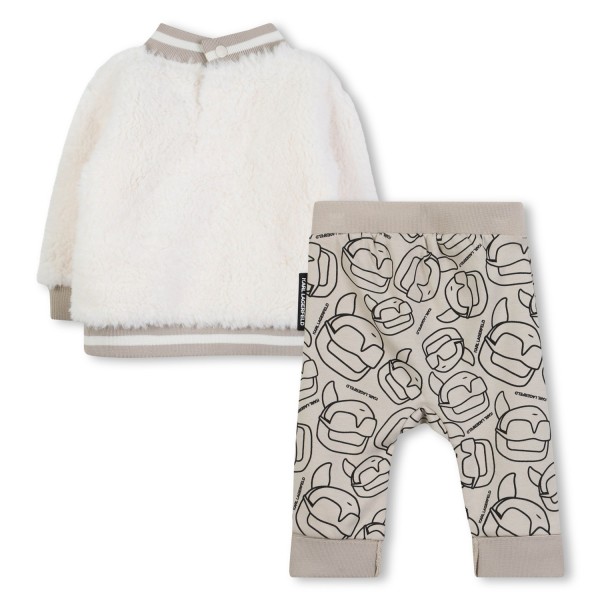 KARL LARGERFELD KIDS
Conjunto de sudadera y pantalón de chándal