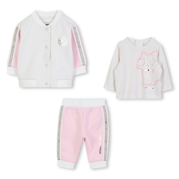 KARL LARGERFELD KIDS
Conjunto de jogging de 3 piezas