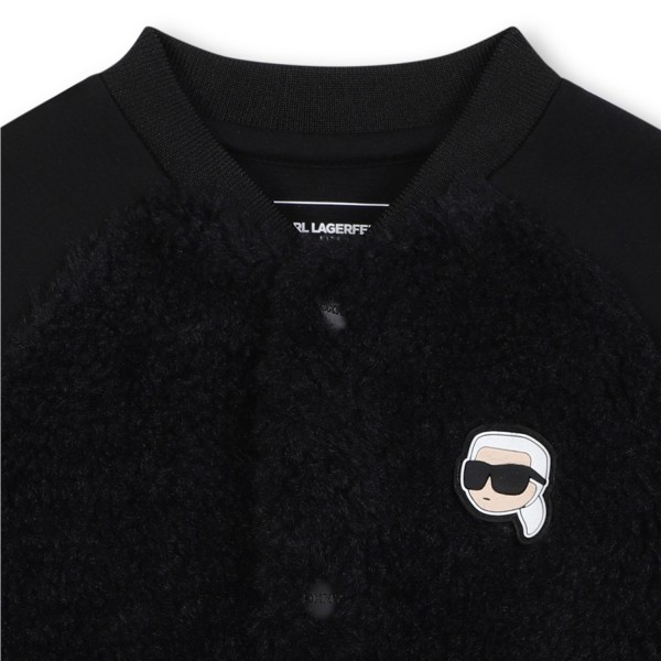 KARL LARGERFELD KIDS
Cárdigan bimaterial