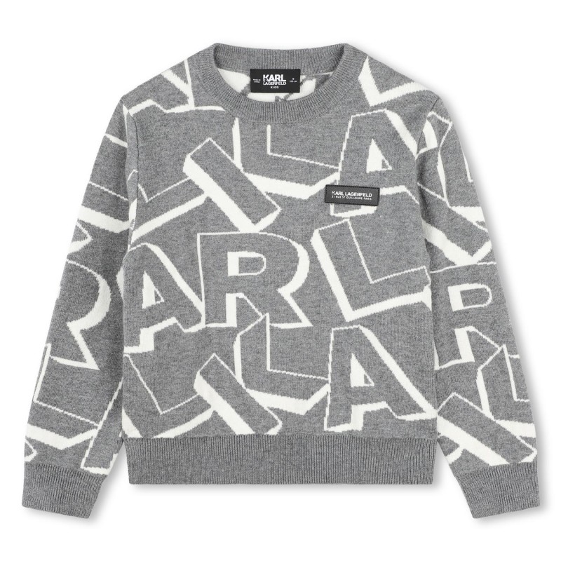 KARL LARGERFELD KIDS
Jersey de jacquard bicolor
