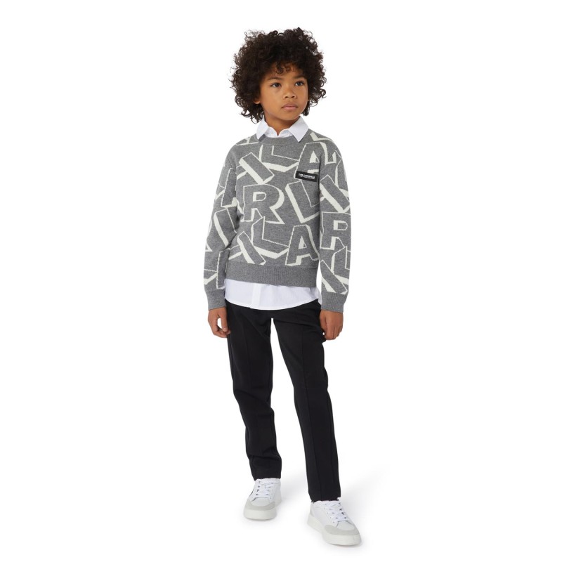 KARL LARGERFELD KIDS
Jersey de jacquard bicolor
