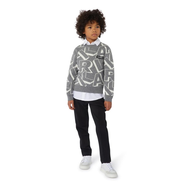 KARL LARGERFELD KIDS
Jersey de jacquard bicolor
