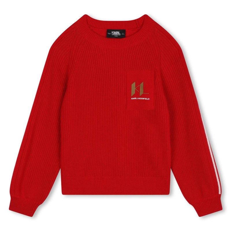 KARL LARGERFELD KIDS
Jersey de algodón y lana