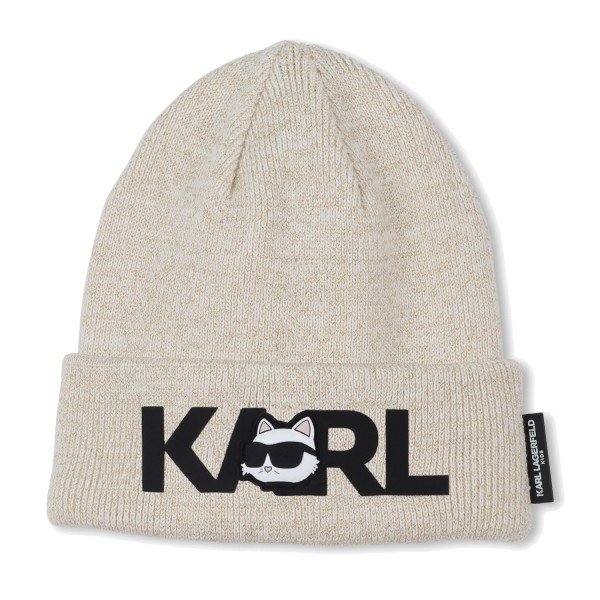 KARL LARGERFELD KIDS
Conjunto de gorro + calentador de cuello