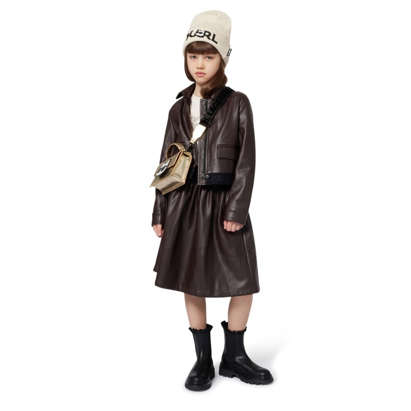 KARL LARGERFELD KIDS
Conjunto de gorro + calentador de cuello