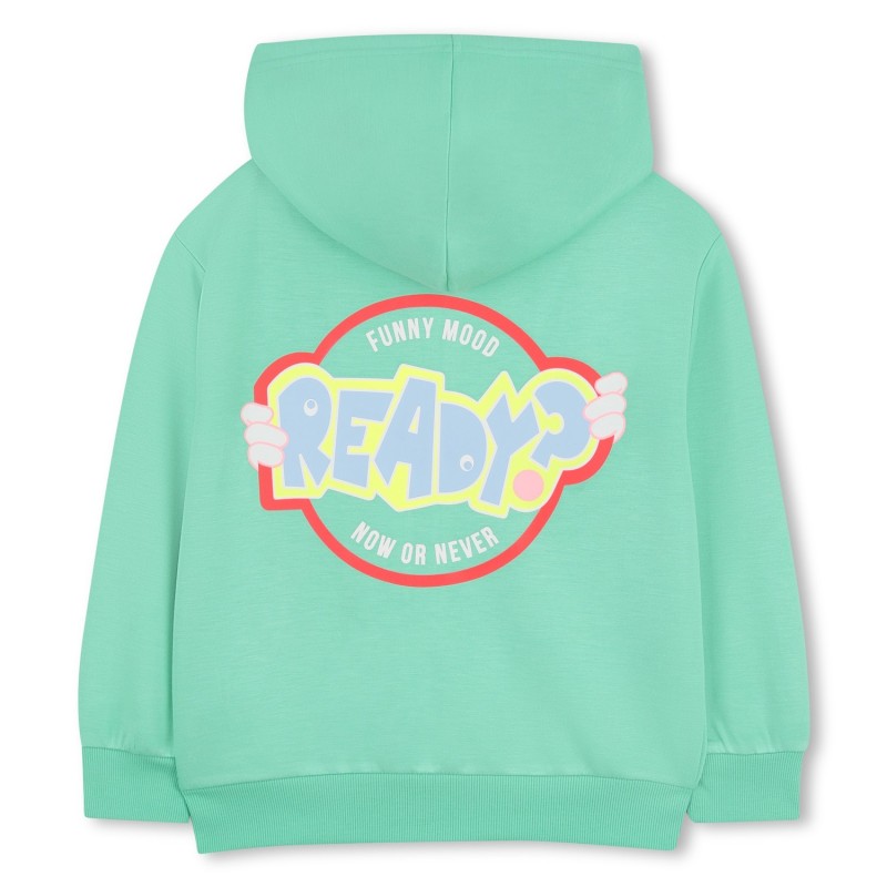 SUDADERA CON CAPUCHA CON CREMALLERA