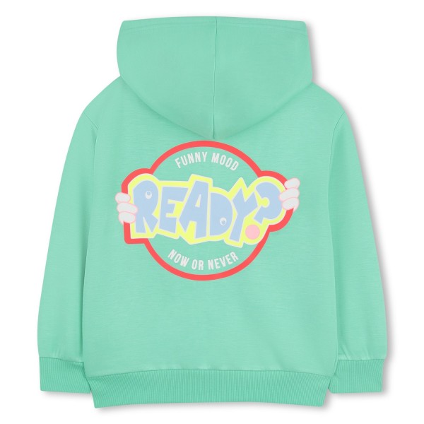 SUDADERA CON CAPUCHA CON CREMALLERA