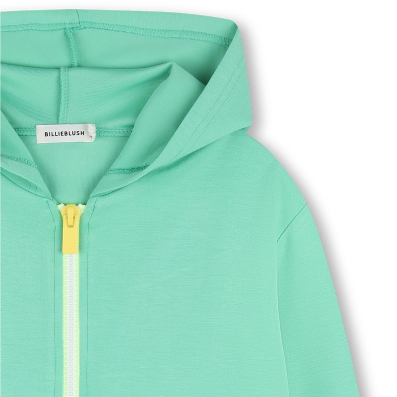SUDADERA CON CAPUCHA CON CREMALLERA
