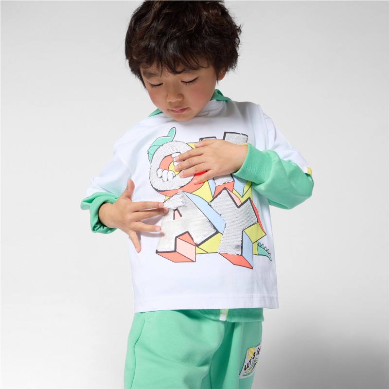 SUDADERA CON CAPUCHA CON CREMALLERA