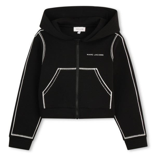 CHAQUETA CON CAPUCHA NEGRO