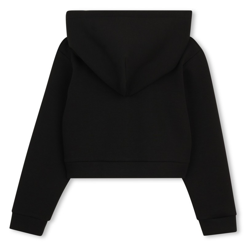 CHAQUETA CON CAPUCHA NEGRO