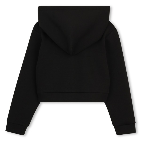 CHAQUETA CON CAPUCHA NEGRO