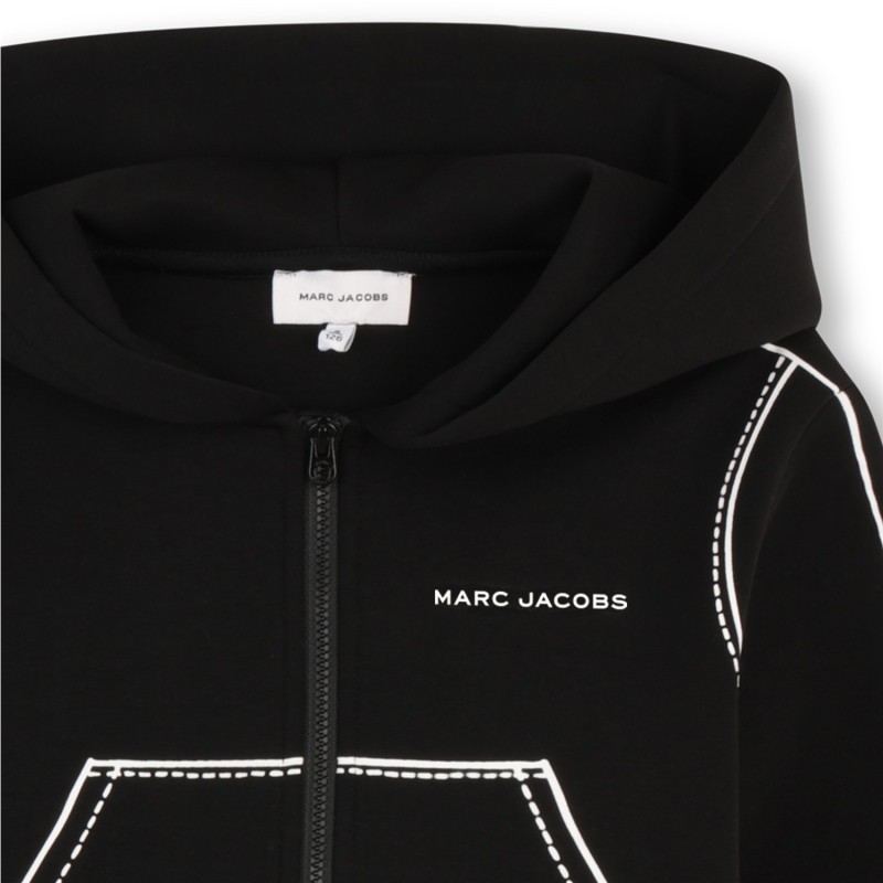 CHAQUETA CON CAPUCHA NEGRO
