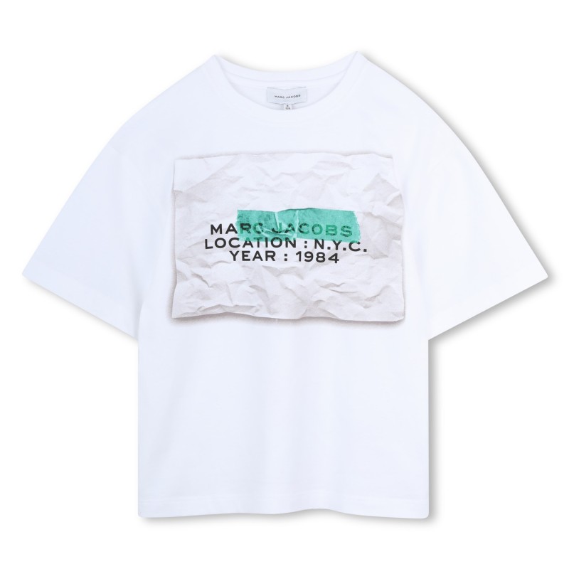CAMISETA DE MANGA CORTA VERDE BLANCO