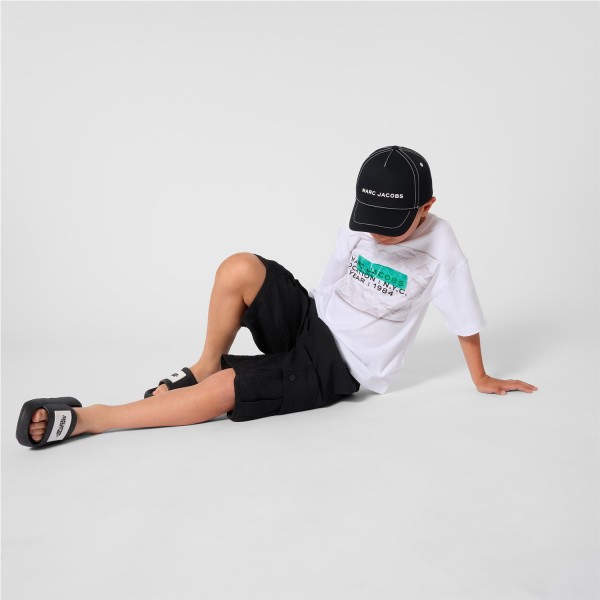 CAMISETA DE MANGA CORTA VERDE BLANCO