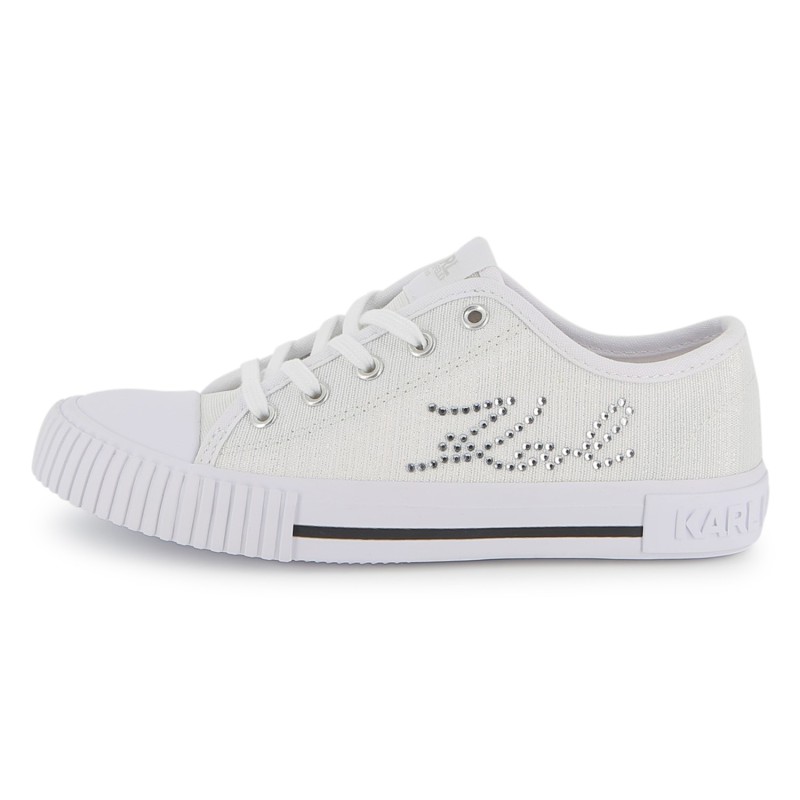 ZAPATILLAS CON CORDONES BLANCO