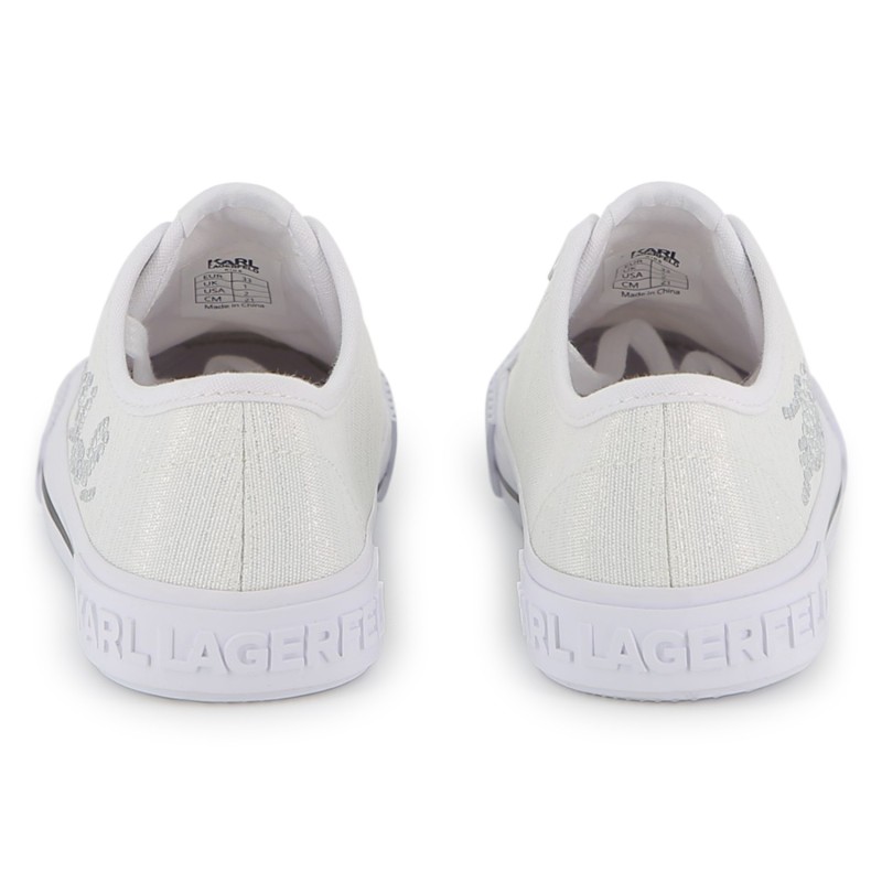 ZAPATILLAS CON CORDONES BLANCO