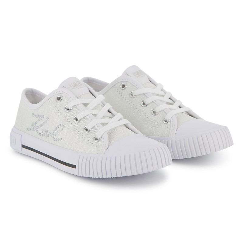 ZAPATILLAS CON CORDONES BLANCO
