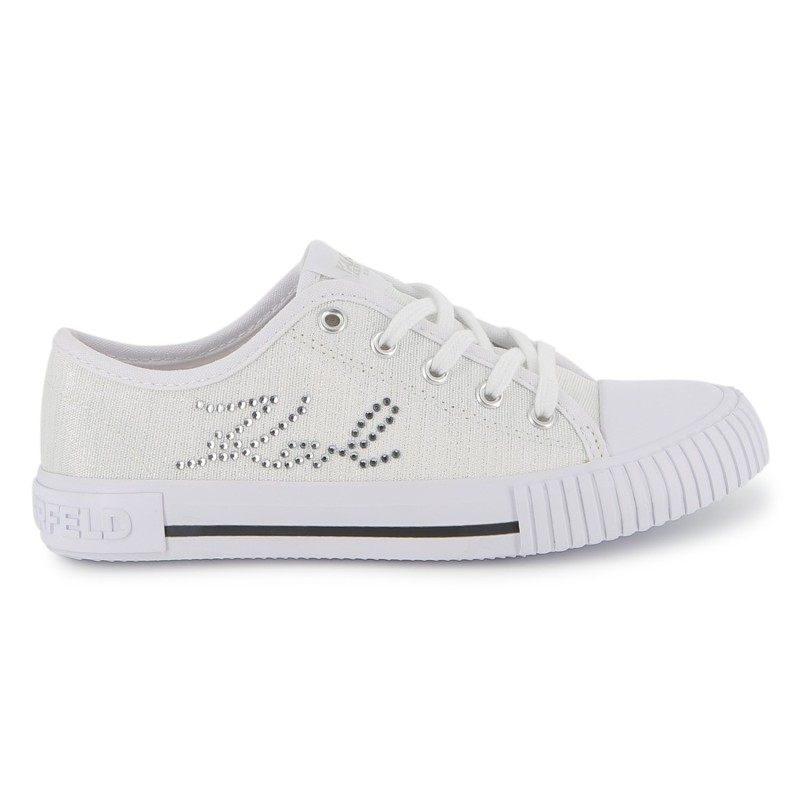 ZAPATILLAS CON CORDONES BLANCO