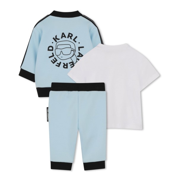 CONJUNTO DE JOGGER NEGRO/AZUL