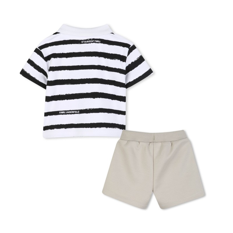 CONJUNTO POLO Y PANTALÓN CORTO BLANCO 2