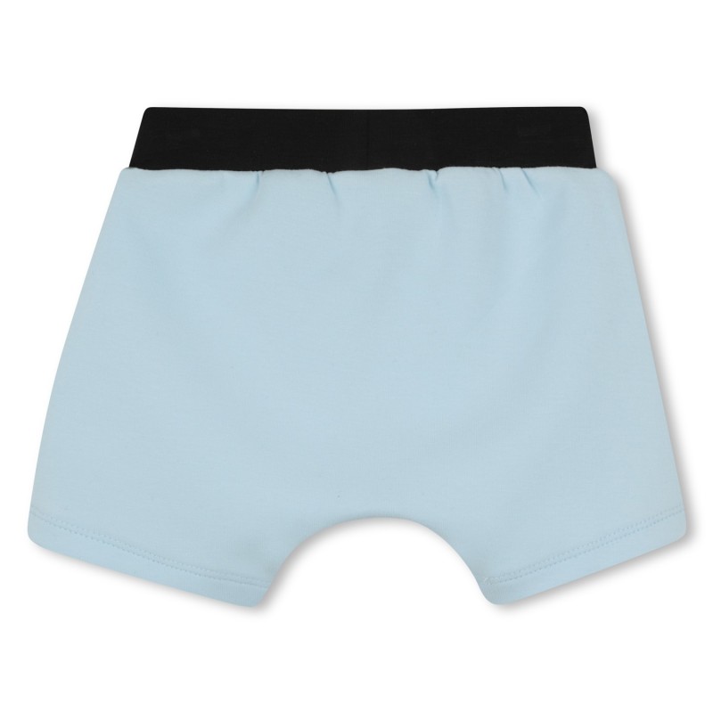 CONJUNTO DE CAMISETA Y PANTALÓN CORTO BLANCO AZUL