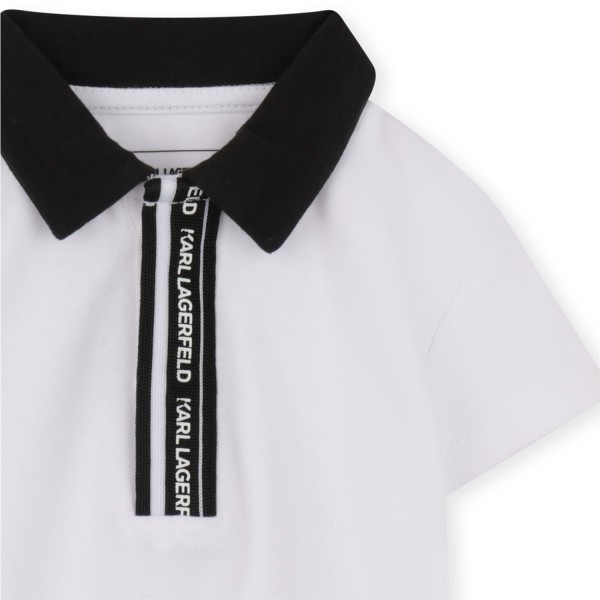 CONJUNTO DE CAMISETA Y PANTALÓN CORTO BLANCO AZUL