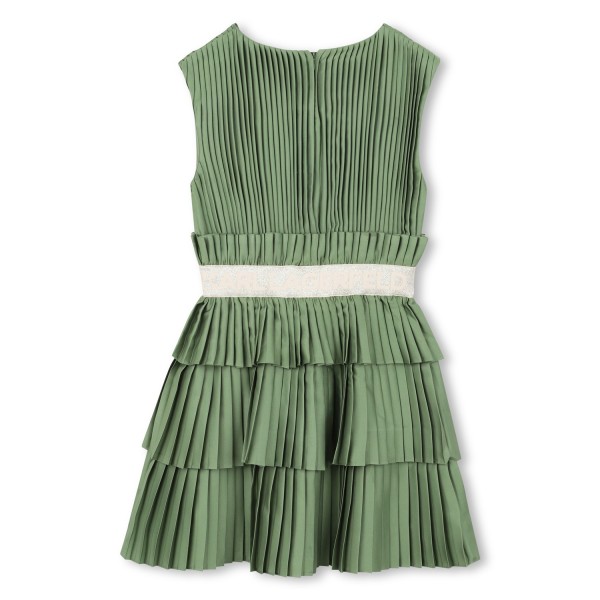 Vestido plisado manga corta ENELDO