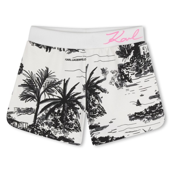 Pantalones cortos de felpa CRUDO NEGRO