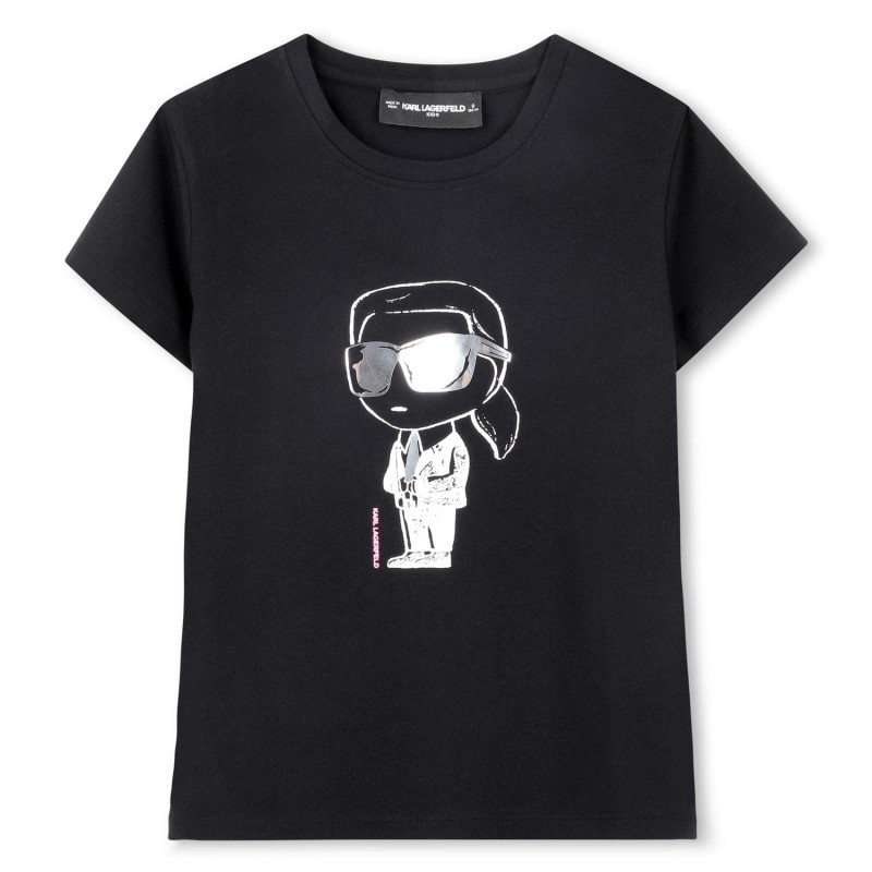 Camiseta de manga corta NEGRO