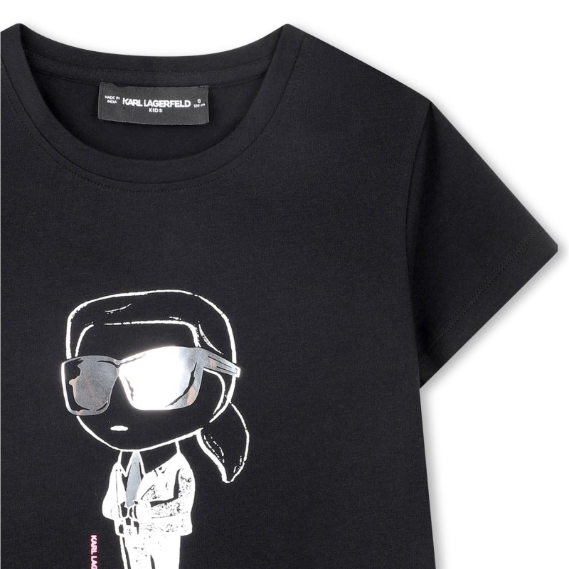 Camiseta de manga corta NEGRO