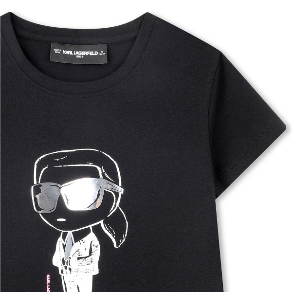 Camiseta de manga corta NEGRO