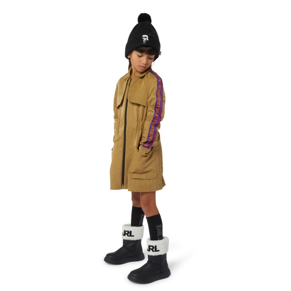 KARL LARGERFELD KIDS
Vestido con cremallera y rayas
