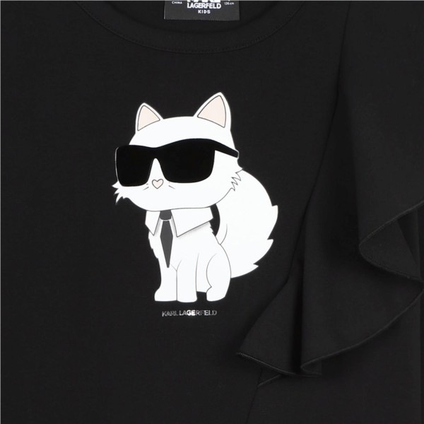 KARL LARGERFELD KIDS
Vestido recto con volantes