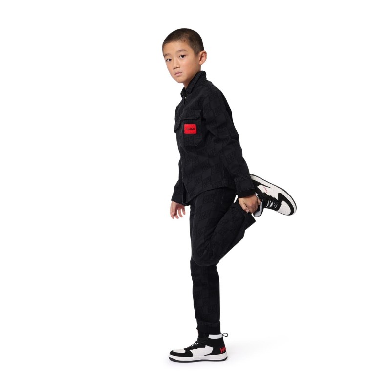 HUGO
Sobrecamisa algodón estampada
