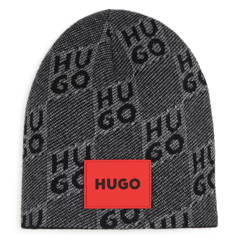 HUGO
Gorro de punto y cuadros
