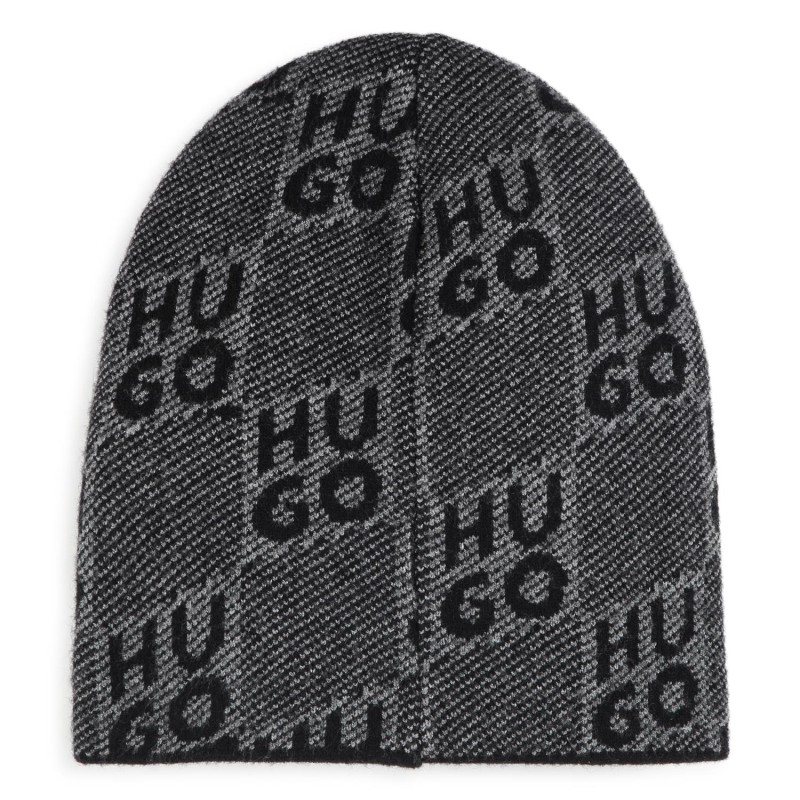 HUGO
Gorro de punto y cuadros
