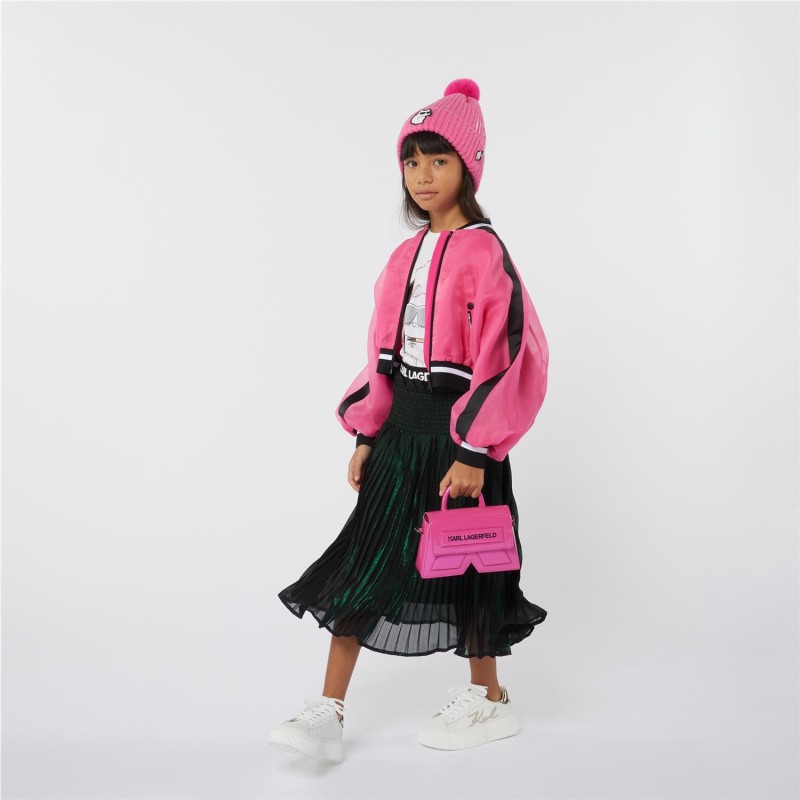 KARL LARGERFELD KIDSGrro de punto con pompón