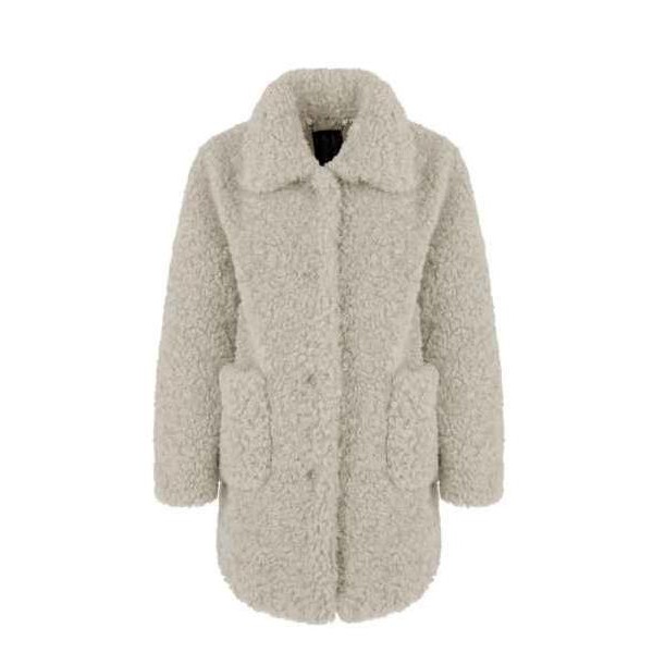 Abrigo de niña con cuello