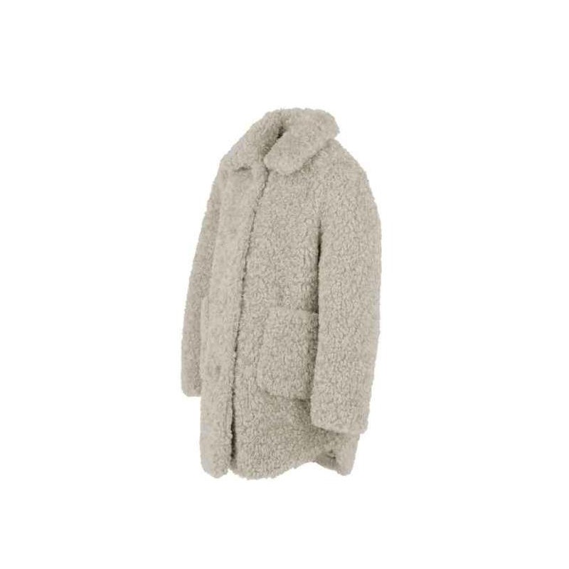 Abrigo de niña con cuello