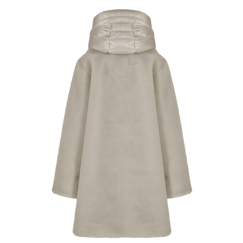 Abrigo de piel ecológica para niña